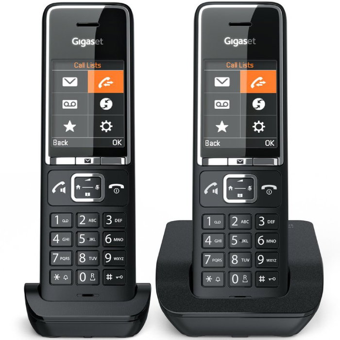 Gigaset COMFORT 550 duo Teléfono analógico Negro Gigaset COMFORT 550 duo Teléfono analógico Negro
